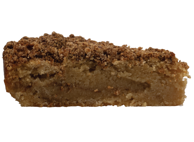 Coffee cake rebanada