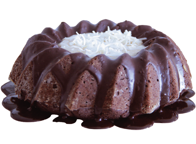 Chocolate coconut drip