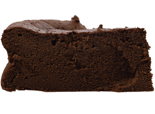 Soufflé de chocolate (rebanada)